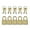Gold, variant on 5Pcs Portable Suitcases Locker Securing Lock With Key Diary Padlocks Key Lock
