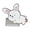 White, variant on Animal Dagger Enamel Pin Custom Fox Penguin Tyrannosaurus Rex Killing Brooch Lot-5