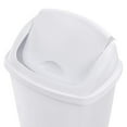 thumbnail image 5 of Sterilite 13.2 Gallon Plastic Home SwingTop Trash Can, White (8 Pack), 5 of 5