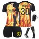 thumbnail image 3 of 22-23 Paris special edition joint football uniform 7 Mbappe 10 Neymar 30 Messi child and adult shirt No. 4 + socks XS, 3 of 5