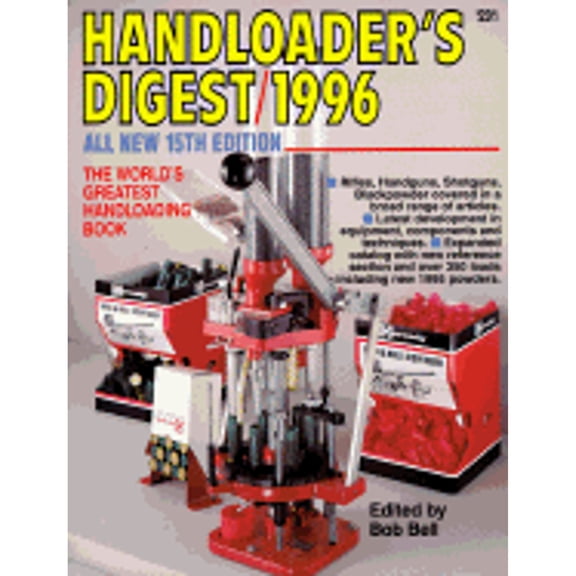 Pre-Owned Handloader's Digest 1996 (Paperback) 0873491726 9780873491723