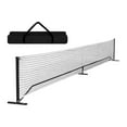 thumbnail image 1 of Ximing Filet de Pickleball Portable Filet de Pickle 22 Pieds avec Cadre en Métal Support Filet de Sport Filet de Tennis pour Jeu Intérieur Allée Extérieur, 1 of 10