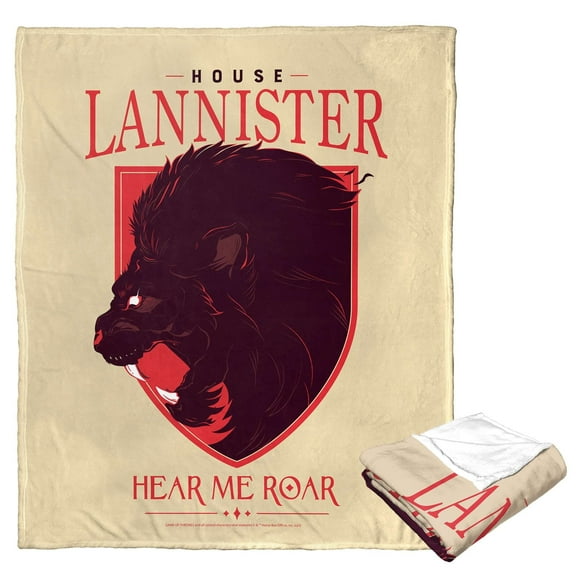 Warner Bros Game Of Thrones House Lannister Kids Silk Touch Throw Blanket