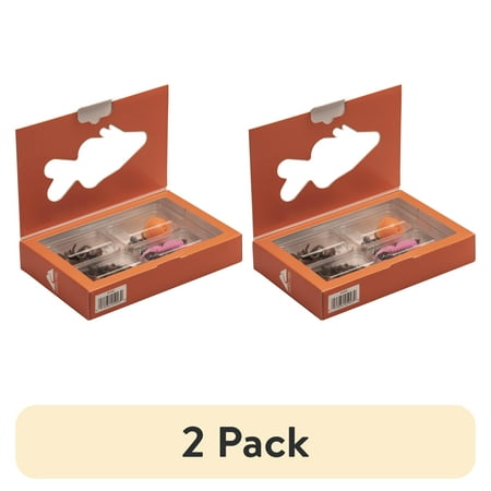 (2 pack) Ozark Trail 50 Piece Creek Pond Assorted Lure Kit