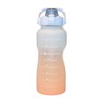thumbnail image 1 of Visland 2000ml Water Bottle Scale Marker Leakproof Plastic Gradient Colours Drink Jug for Office, 1 of 7