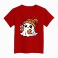 thumbnail image 5 of TOWED22 Halloween Outfits for Kids Pumpkin Patch Crew Toddler Short Sleeve Tshirt Top Casual Set Little Boy Girl Cothes,Red,10-11 Y, 5 of 5