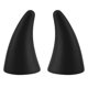 thumbnail image 1 of 2 Pcs Car Styling Devil Horns Sticker Bumper Protector Automobile Decoration, 1 of 3