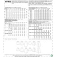 thumbnail image 4 of McCalls Ladies Easy Sewing Pattern 7475 Flared Skirts, Shorts, 4 of 4