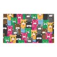 thumbnail image 2 of MKHERT Cute Colored Cats Doormat Non-slip Bath Mat Floor Mat 30x18 inch, 2 of 3