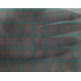 thumbnail image 4 of oneOone Georgette Viscose Fabric Tartan Check Print Fabric BTY 42 Inch Wide, 4 of 4