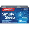 Tylenol PM Simply Sleep Nighttime Sleep Aid 25mg 100 Caplets