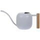 thumbnail image 3 of Stainless Steel Watering Can with Wooden Handle and Long Spout for Indoor Plants Ergonomic Small Garden Kettle for Houseplants, 3 of 5