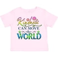 thumbnail image 3 of Inktastic Kindness Can Move the World- with flowers Boys or Girls Toddler T-Shirt, 3 of 5