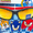 Sonic Blue, variant on Minecraft Boy's Fashion Sunglasses with Zippered Pouch and Carabiner