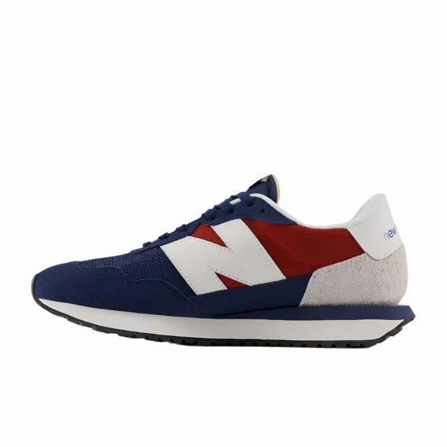 New Balance 237 MS237TR Sneaker Men's 15 Navy Multi Suede Running Shoes DDK94