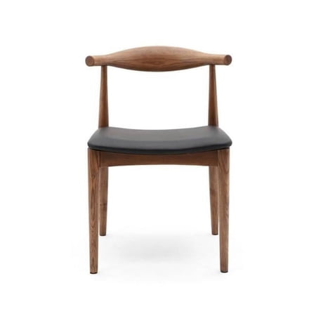 elbow black faux leather dining product