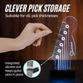 thumbnail image 3 of Soporte para púas de guitarra Strummm Light Up, LED de 7 colores con 6 púas, 3 of 8