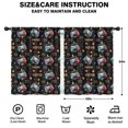 thumbnail image 2 of Blackout Kids Curtains,Colorful Controllers Games Symbols Black Pattern Childrens Insulated Curtains Set Of 2,Bedroom Essentials,Toddler Room Decor 42"x54", 2 of 5