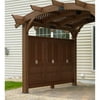 Outdoor GreatRoom Privacy Wall for Sonoma Arched Pergola