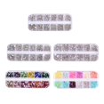thumbnail image 7 of SmartBy 1 Set Round Nail Art Rhinestone Kit 12 Grids Assorted Size Decoration Fake Gems DIY Nail Design Crafting Glass Flatback Rhinestones, 7 of 7