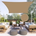 thumbnail image 4 of Sun Shade Sails ,12FT Square Waterproof Canopy ,UV Block Awning for Outdoor Patio Backyard Garde ,Brown, 4 of 8