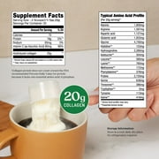 Bulletproof Unflavored Collagen Peptides Powder with Vitamin C, 14.3 Ounces, Grass-Fed Collagen Protein and Amino Acids for Skin, Bones and Joints
