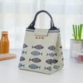 thumbnail image 3 of Insulated Lunch Bag 23.5 cm x 19.5 cm x 17 cm Portable Cooler Tote with Polyester Exterior and Pearl Cotton Insulation, 3 of 3