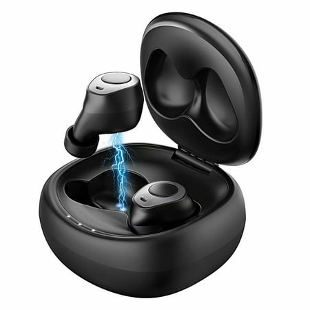 Mpow T3 Wireless Earbuds, Bluetooth 5.0 TWS Twin earphones with 24H Playtime, IPX 5 Waterproof, HD Stereo Sound, Dual Build-in Mics and CVC6.0 Noise