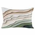 thumbnail image 2 of Sage Green Ombre Queen Size Pillow Cover, Pillowcase Protectors with Zipper, Breathable Decorative Throw Pillow Case Cover, Modern Abstract Geometric Art Pillow Shams for Couch Sofa 20x30Inch, 2 of 8