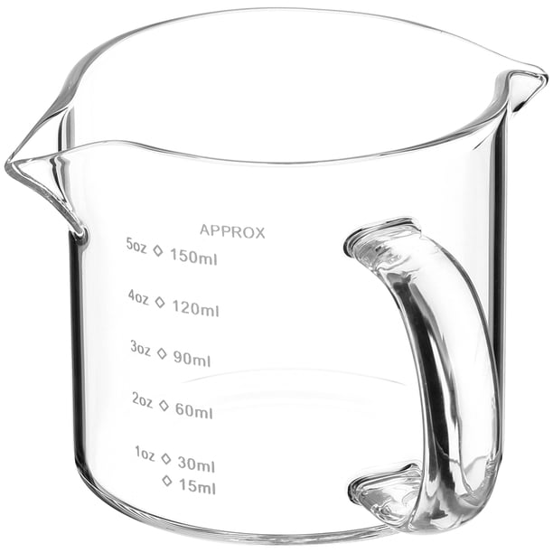 Jarra de leche de vidrio, taza de leche multifunción, jarra para crema doméstica, suministro de leche