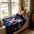 thumbnail image 1 of Independence Day Blanket Festive Flannel Blanket Soft Warm Throw Blanket For Home Sofa Bed Holiday Decoration, 1 of 8