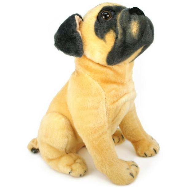 Pippen the Pug | 15 Inch Large Dog Stuffed Animal Plush Dog | By Tiger Tale  Toys 