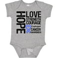 thumbnail image 3 of Inktastic Esophageal Cancer Hope Love Strength Boys or Girls Baby Bodysuit, 3 of 5