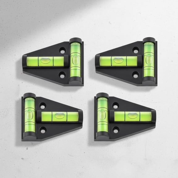 T Type RV Levelers, Cross Check Levelers Bubble Levels for RVs, Camper, Furniture, Trailers, Tripods, Camera Equipment