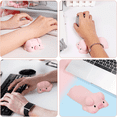 thumbnail image 3 of 2pcs Animal styling wrist pad Cute wrist holder suitable for mouse Computer wrist pad suitable for desk slow rise PU mouse pad, 3 of 5