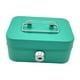 Cash Box with Lock Case with Top Handle Portable Souvenir Box Treasure Chest Green - image 2 of 8