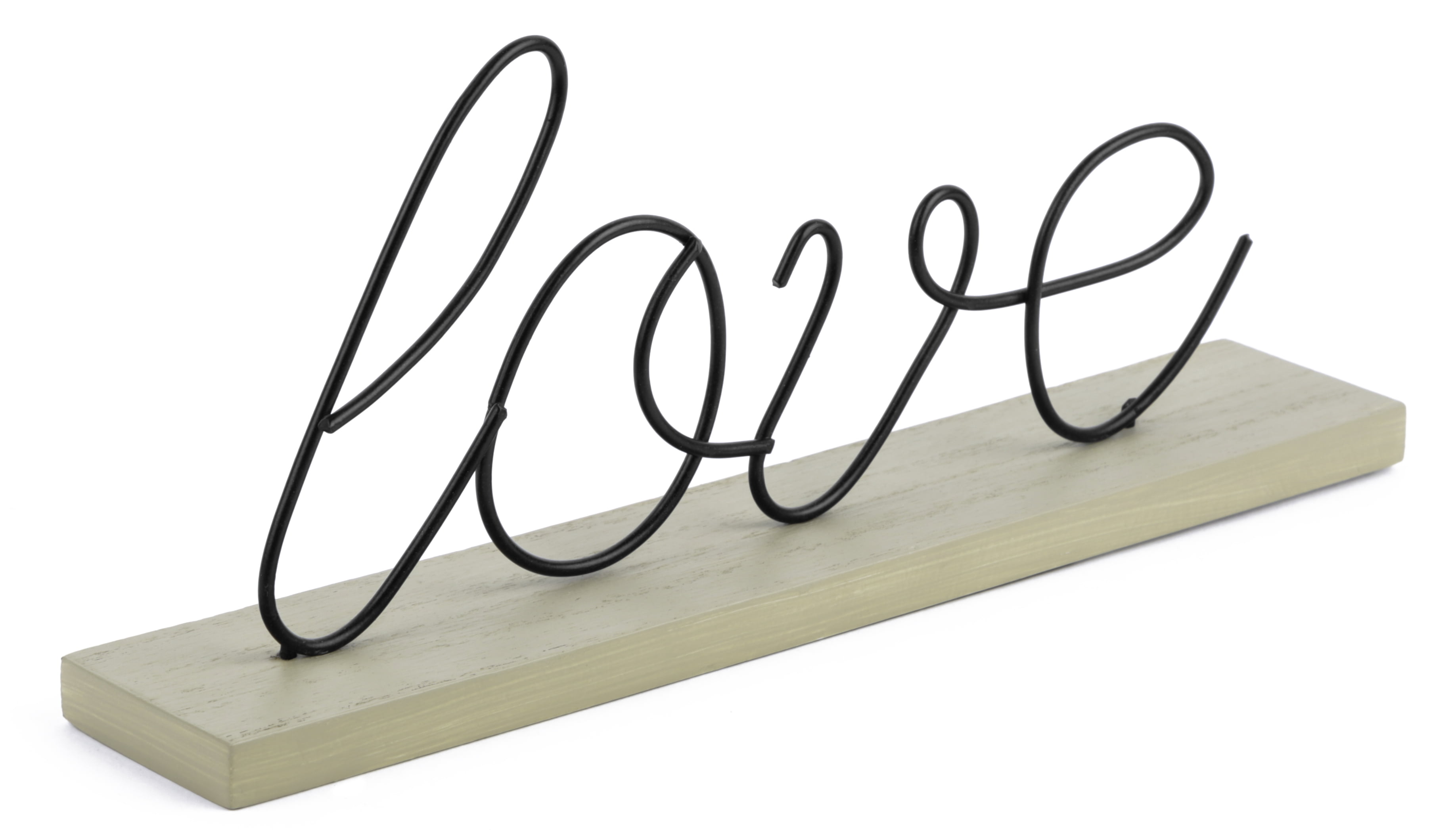 Mainstays 5" Love Script Pedestal Tabletop Sign