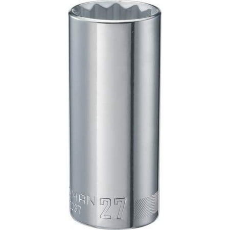 UPC: 0885911588515 | CRAFTSMAN Socket Metric 1/2-Inch Drive 27mm 12-Point (CMMT12087)