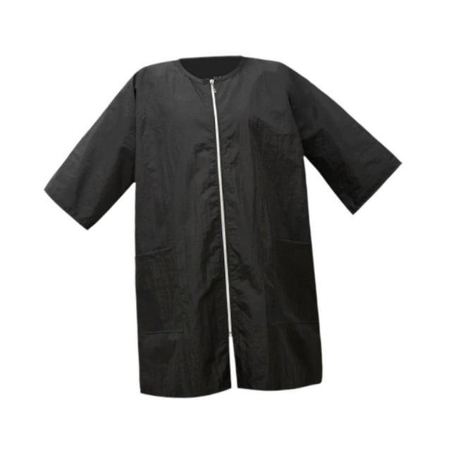 Bata de peluquería, ropa de trabajo para estilistas y peluqueros, accesorios de peluquería, impermeable Negro