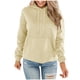 thumbnail image 1 of Puntoco Mujer Casual Sólido Manga Larga Suelta Sudadera Con Capucha Blusa Puntoco Puntoco-4118, 1 of 6