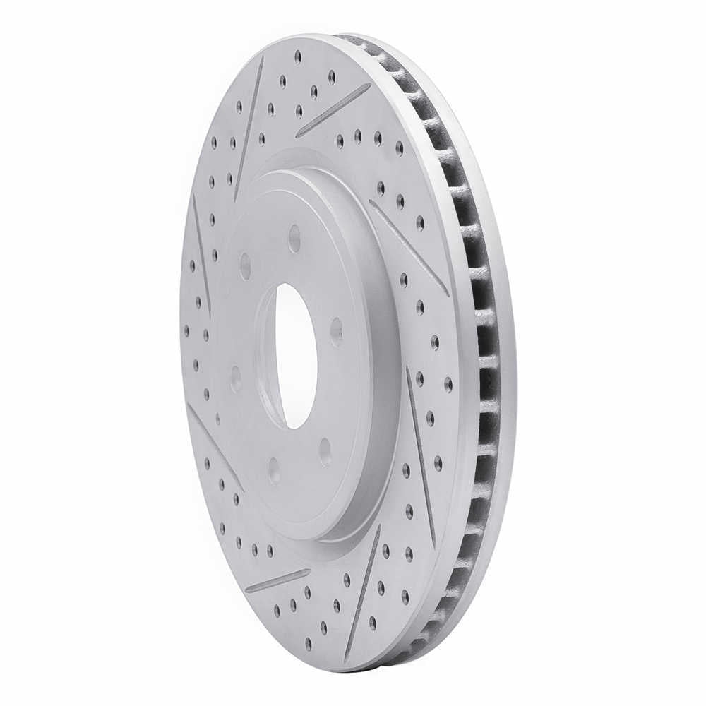 Dynamic Friction Company 830-67092L DFC Geoperformance Rotor - Drilled and Slotted