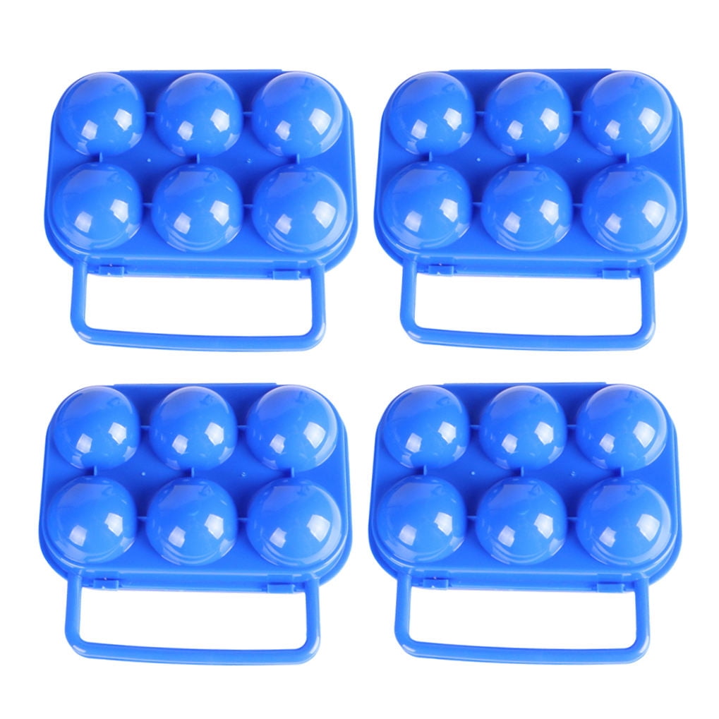 WHAMVOX  Storage Fridge Egg Carton Organizers Camping Container Travel