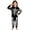Z-14Black25, variant on Gunia Kids Halloween Pajamas Skeleton Print Long Sleeve Pajama Soft Cosy 2 Piece Outfit Pjs Jammies Black 9-10 Years