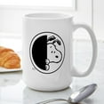 thumbnail image 6 of CafePress - Sneaky Snoopy Large Mug - 15 oz Ceramic Large White Novelty Mug, 6 of 6