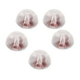 thumbnail image 1 of 5 pares de pendientes universales de silicona suave de 5,2 x 4 mm y silicona y oro / plata esterlina / oro rosa pequeños; Cinco centav , Oro rosa Macarena Pendiente trasero, 1 of 8
