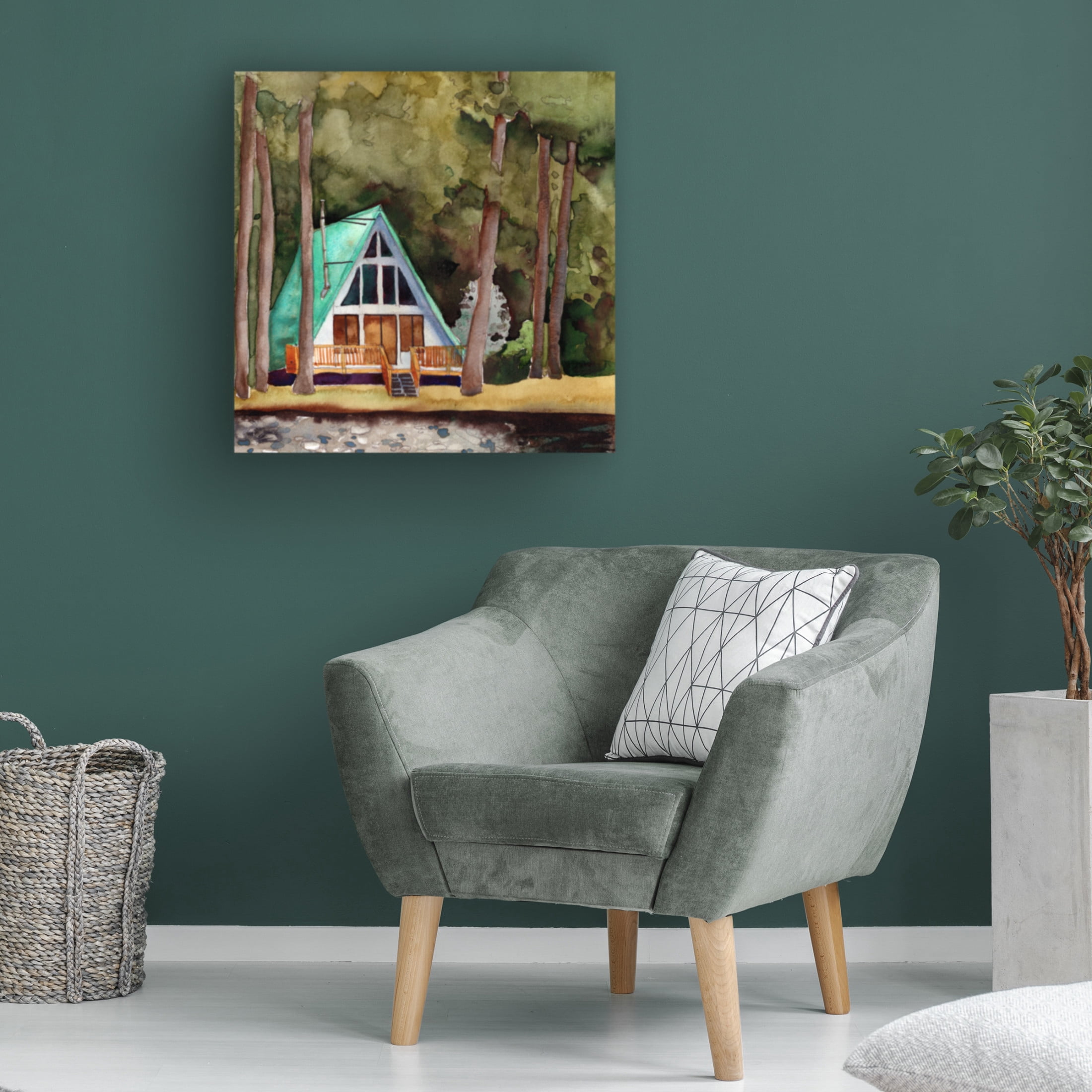 Trademark Fine Art Paul McCreery  Rad Little Cabin I Canvas Wall Art
