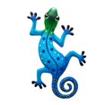 thumbnail image 2 of Décoration Murale en Métal Gecko Coloré Lézard pour Jardin, 2 of 8