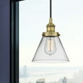 thumbnail image 5 of 616-1PH-BK-G44-Innovations Lighting-Cone - 1 Light Mini Pendant In Industrial Style-9.75 Inches Tall and 7.75 Inches Wide-Matte Black Finish-Seedy, 5 of 7