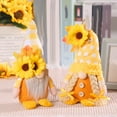 thumbnail image 4 of CSCHome Pretty Autumn Sunflower Gnome Faceless Doll Standing Posture Festival Home Decor 11.4X4.3in, 4 of 5