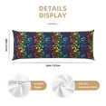 thumbnail image 3 of KLL Ultra Soft Microfiber Body Pillow Cover/Pillowcases 20"x54" with Hidden Zipper Closure-Magical Mushrooms and Flowers, 3 of 8